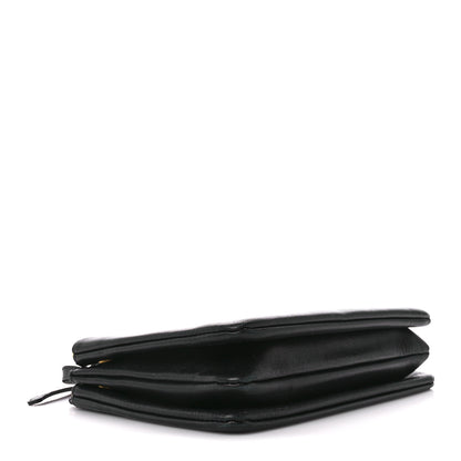 Celine Lambskin Small Trio Crossbody Bag Black 4 of 12