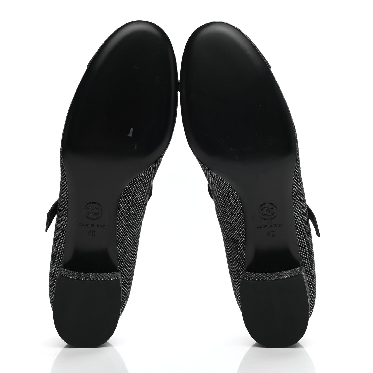 Grosgrain Cap Toe CC Pumps 40 Black