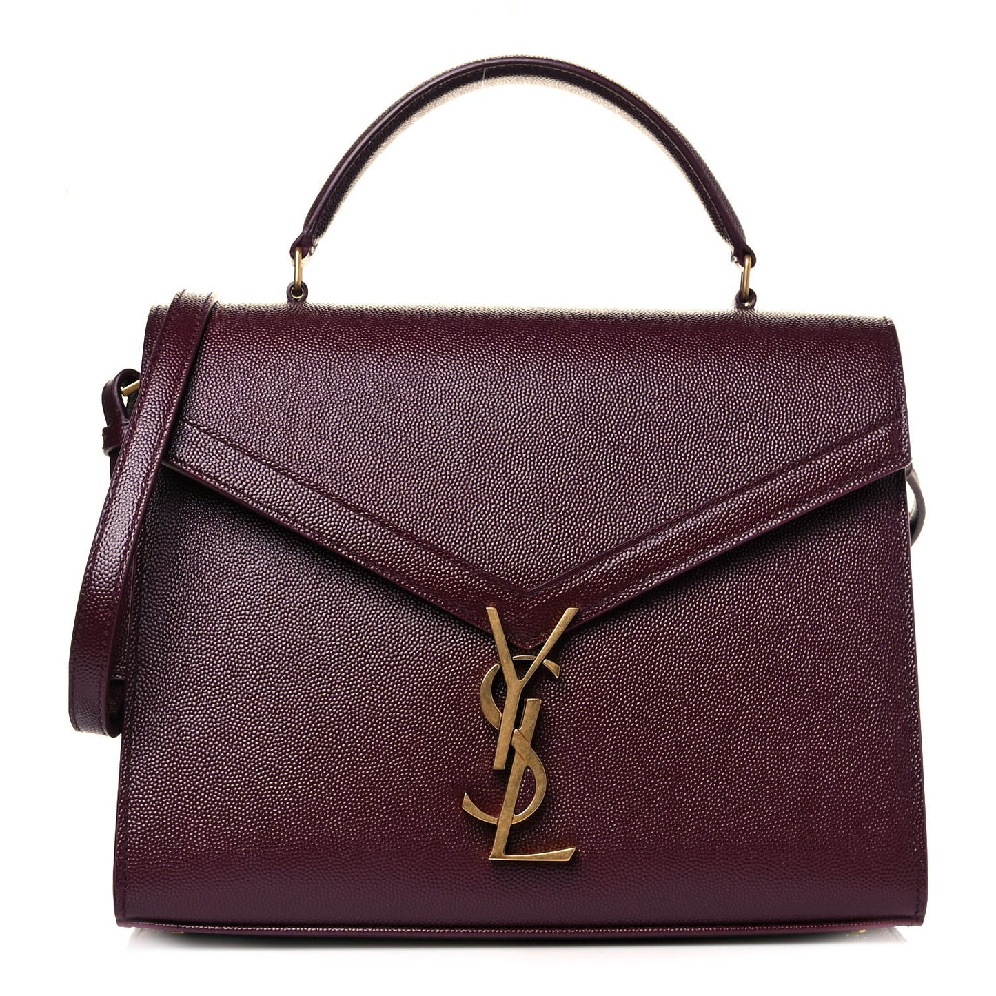 Grain de Poudre Medium Classic Monogram Cassandra Top Handle Rouge Legion