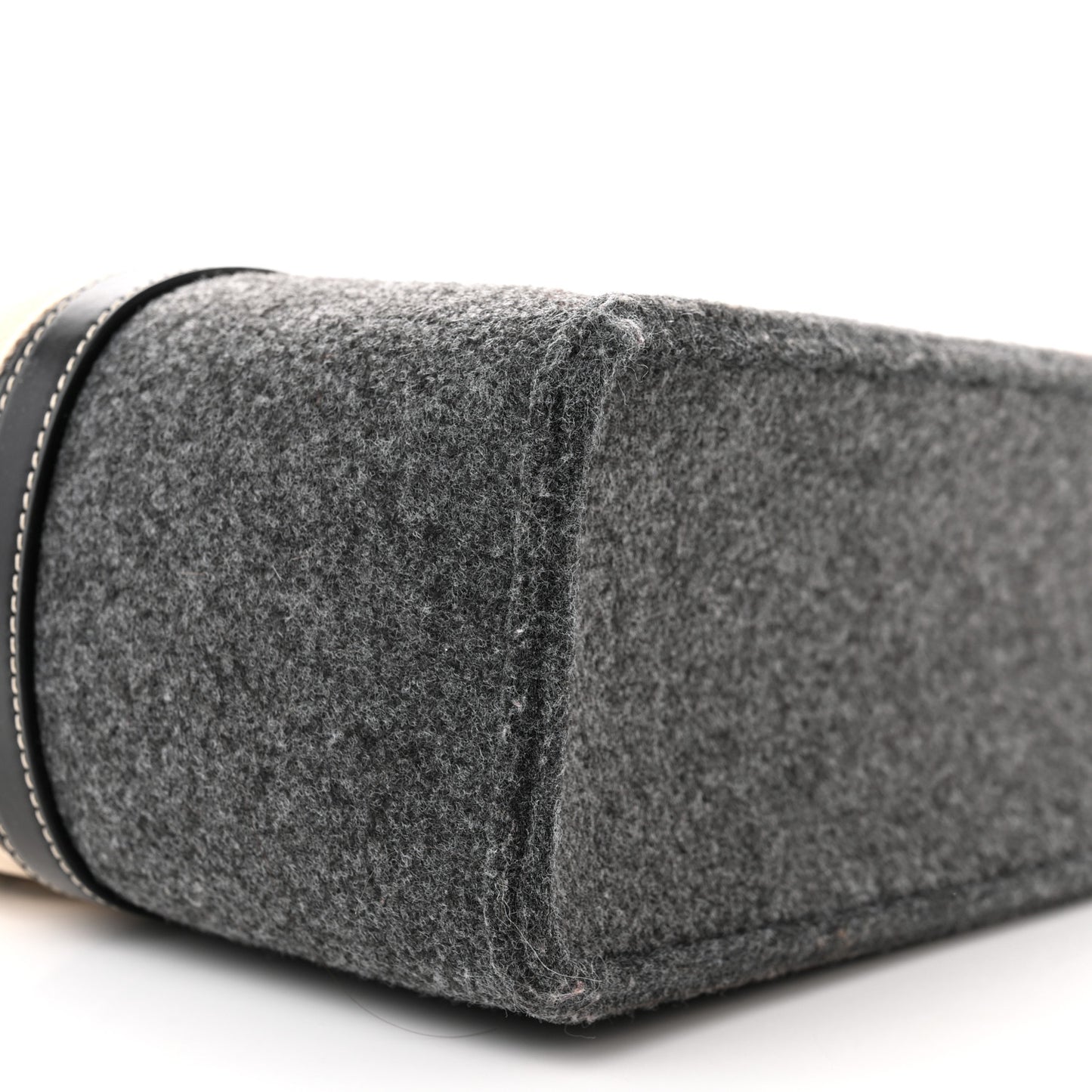 Felt Large Woody Ribbon Tote Cashmere Grey
