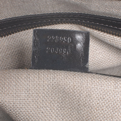 Gucci Monogram Crocodile Web Medium Secret Shoulder Bag Dark Brown 7 of 8