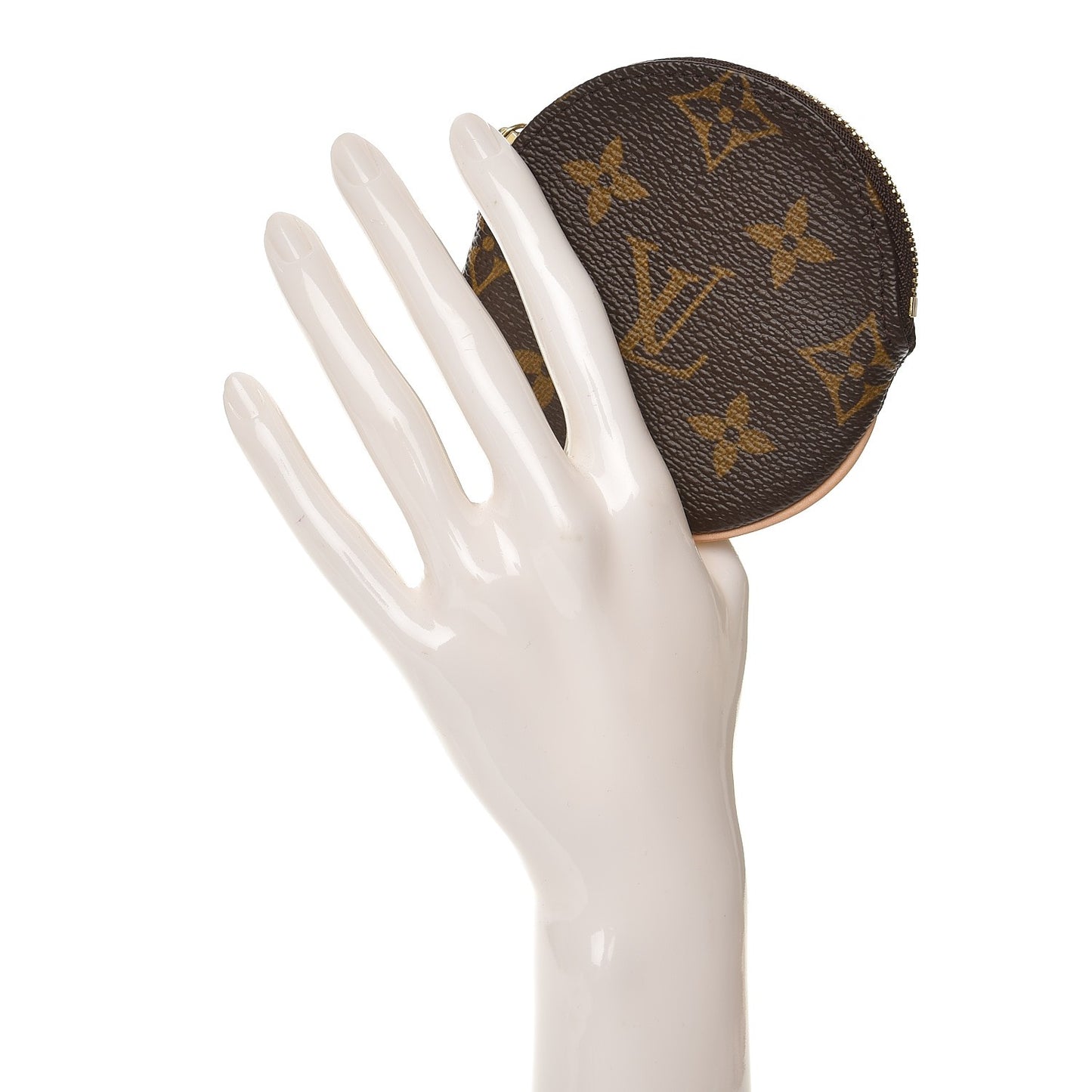 Monogram Round Coin Purse