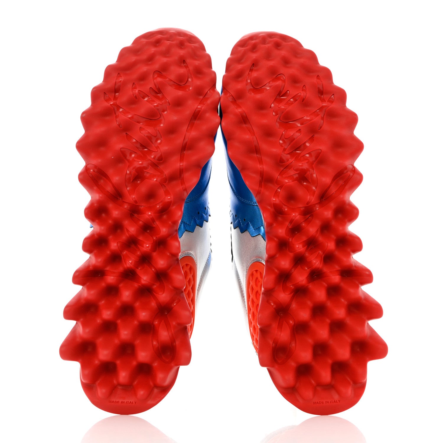 Christian Louboutin Laminated Nappa Neoprene Calfskin Mens Loubishark Sneakers 44 Multicolor 5 of 8