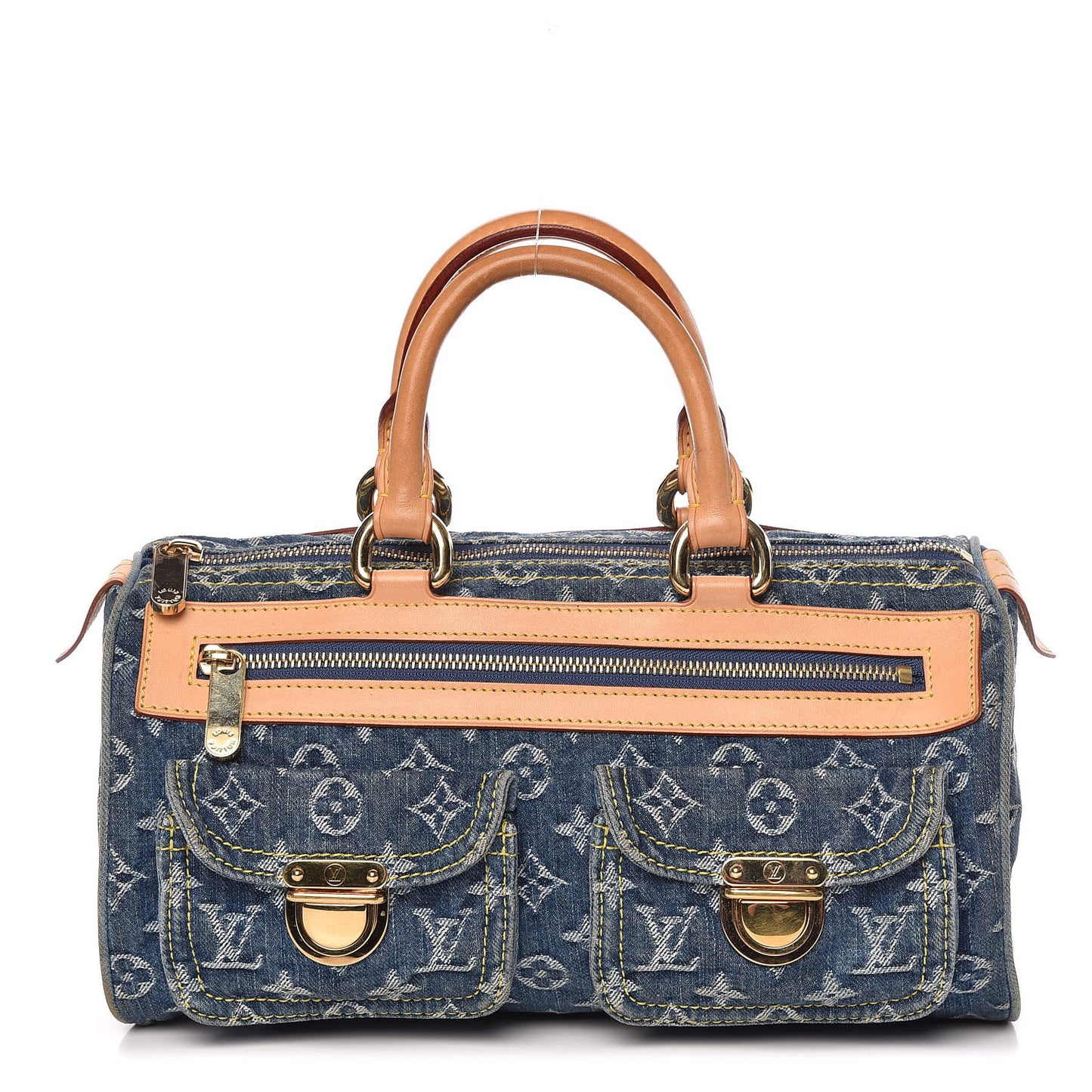 Monogram Denim Neo Speedy Blue