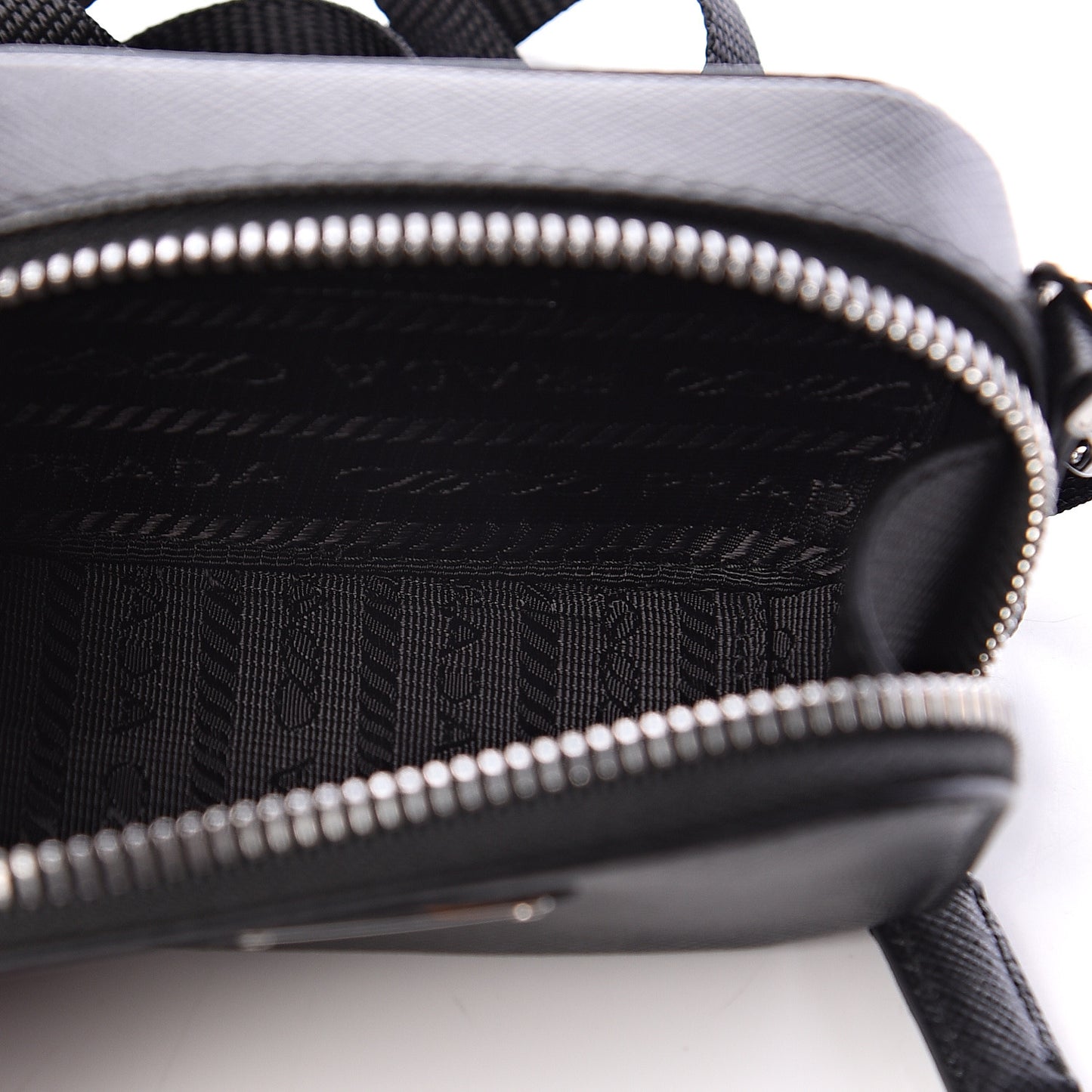 Saffiano Cargo Pouch Black