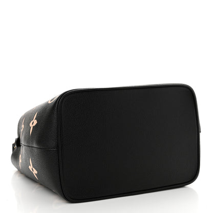 Louis Vuitton Empreinte Monogram Giant Neonoe MM Black Beige 5 of 10