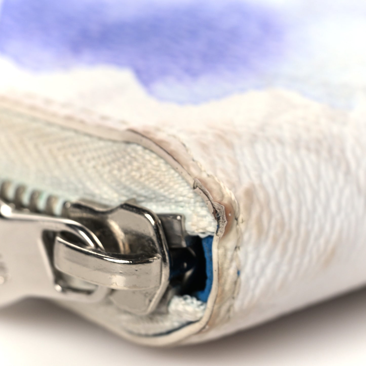 Monogram Watercolor Vertical Zippy Wallet