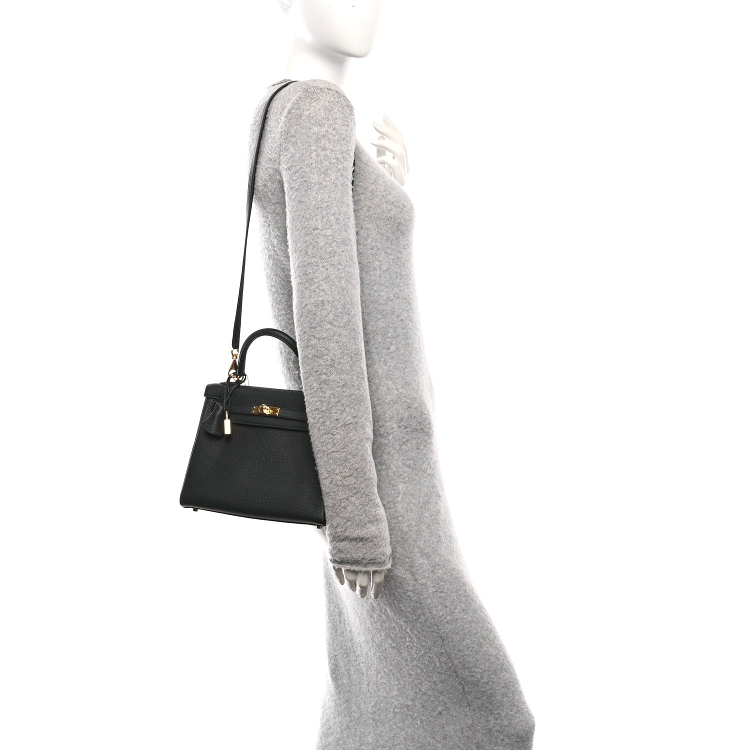 Hermes Togo Kelly Retourne 25 Black 2 of 11