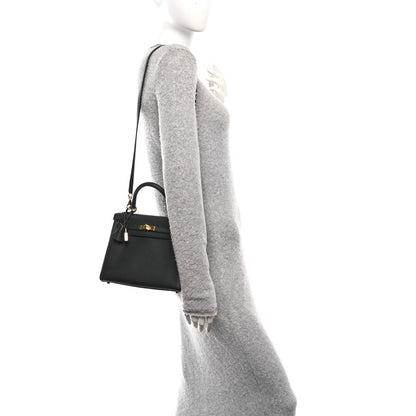 Hermes Togo Kelly Retourne 25 Black 2 of 11