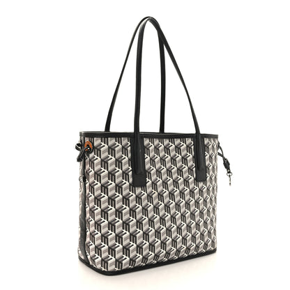 MCM Visetos Nappa Canvas Medium Reversible Shopper Tote Black 11 of 15