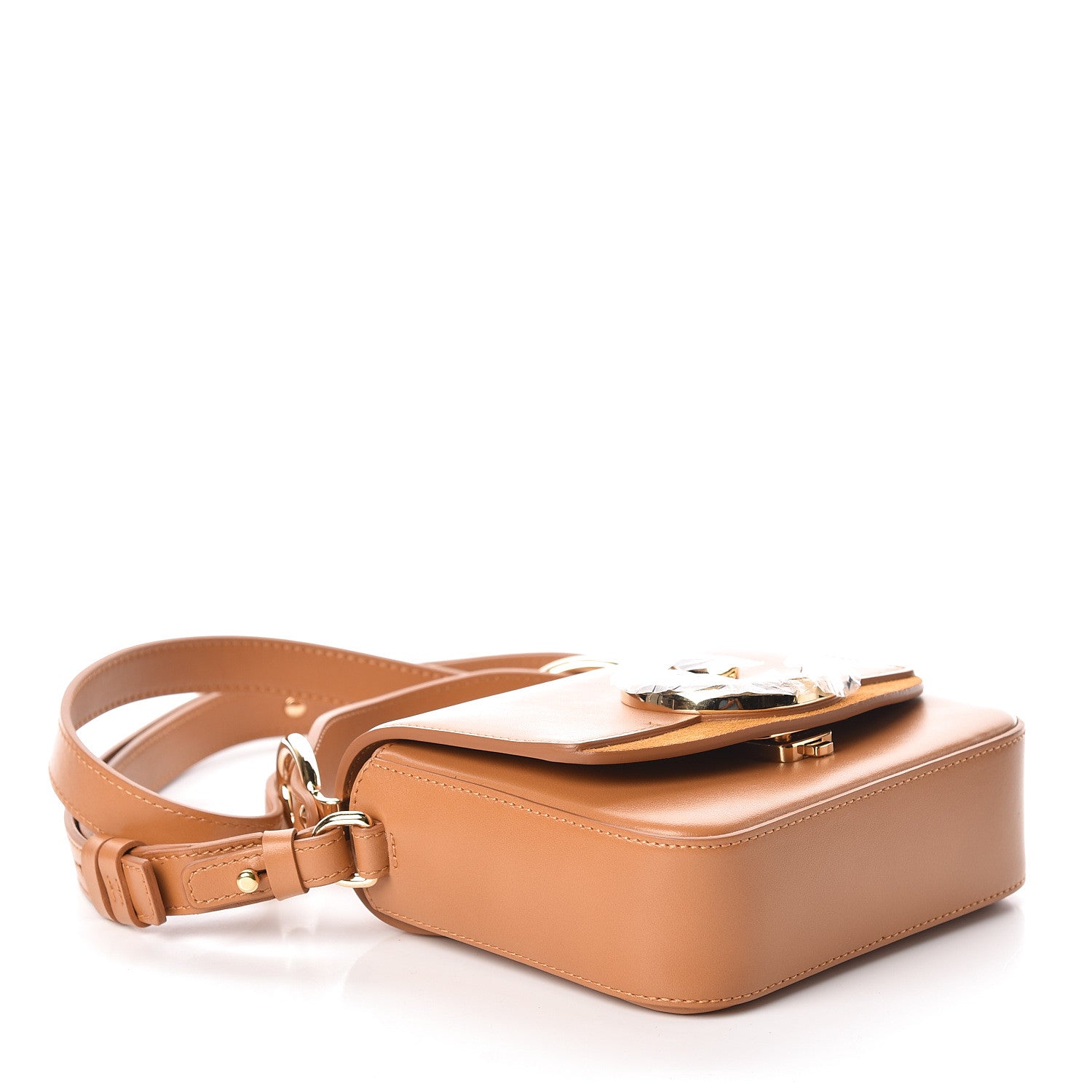 Chloe Calfskin Mini C Double Carry Autumnal Brown 4 of 8