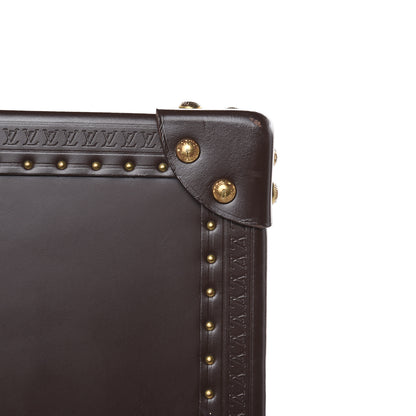 Louis Vuitton Calfskin Jewelry Trunk Brown 11 of 12