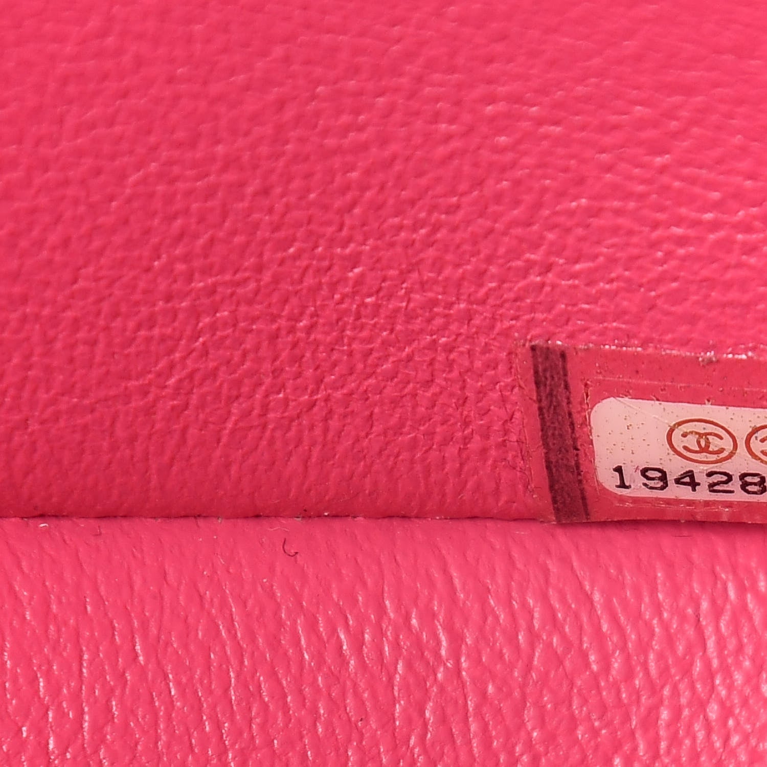 Chanel Lambskin Quilted Jumbo Double Flap Dark Pink 9 of 15