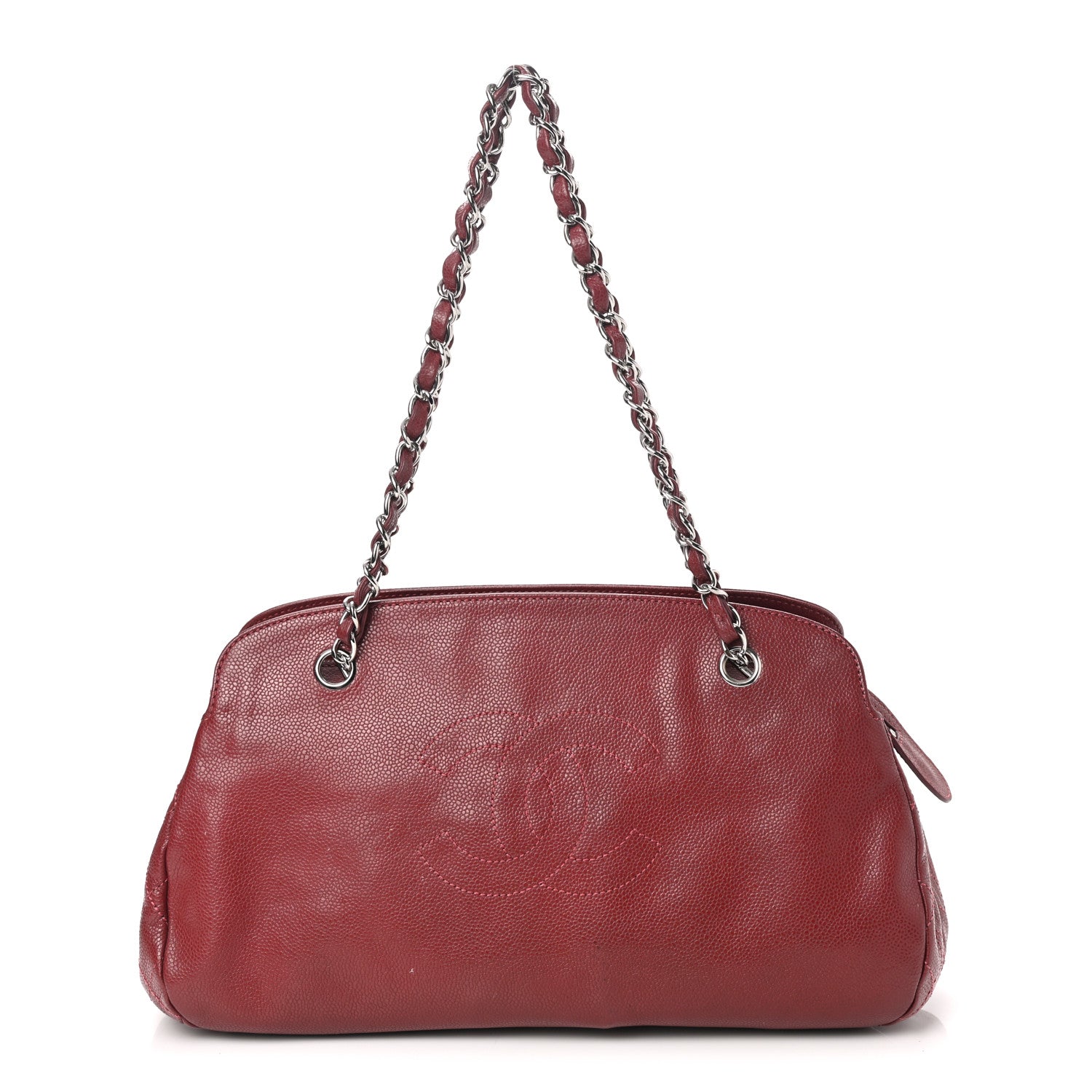 Chanel Caviar 31 CC Shoulder Bag Red 1 of 14