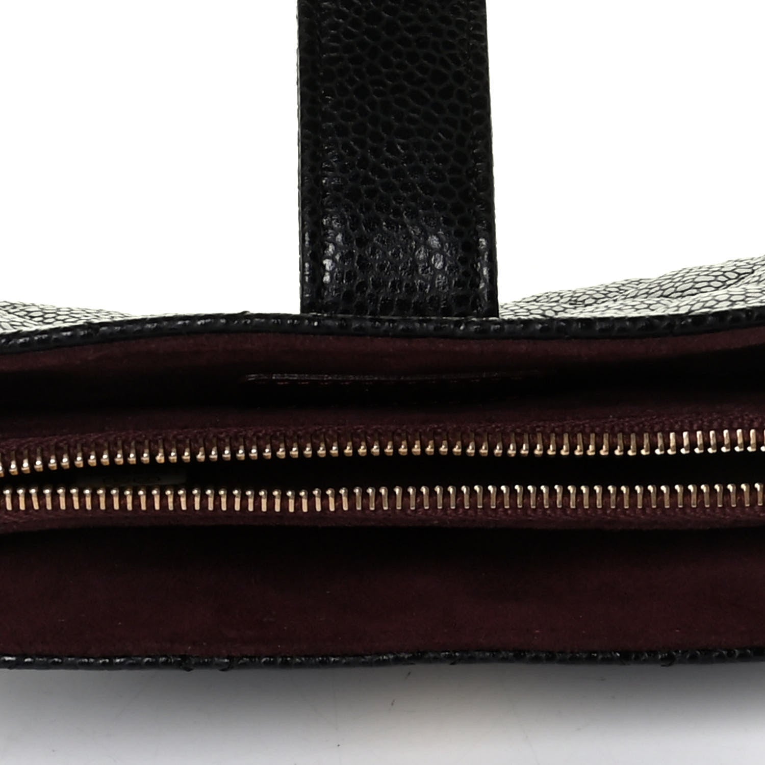 Chanel Caviar Quilted Mini Phone Holder Clutch Black 4 of 6