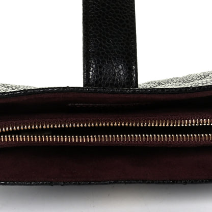Chanel Caviar Quilted Mini Phone Holder Clutch Black 4 of 6