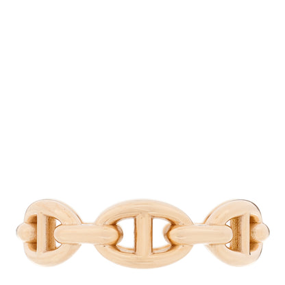 Hermes 18K Rose Gold PM Chaine d'Ancre Enchainee Ring 55 7.25 1 of 6