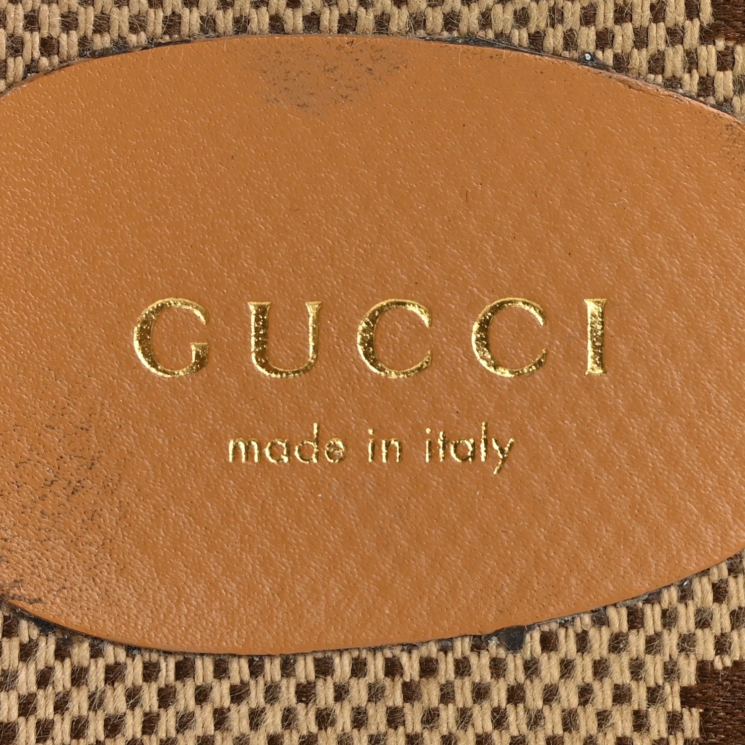 Gucci Monogram Jumbo GG Angelina Platform 55mm Slide Sandals 38 Beige 8 of 11