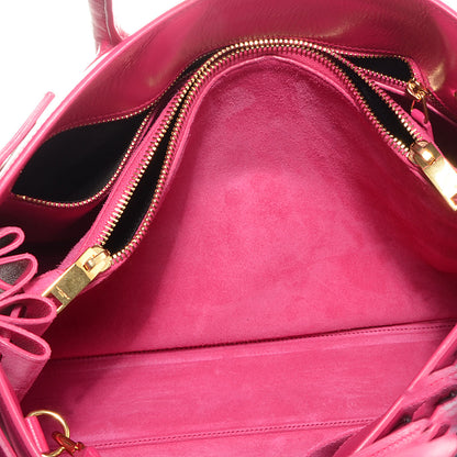 Saint Laurent Calfskin Small Sac De Jour Lipstick Pink 10 of 10
