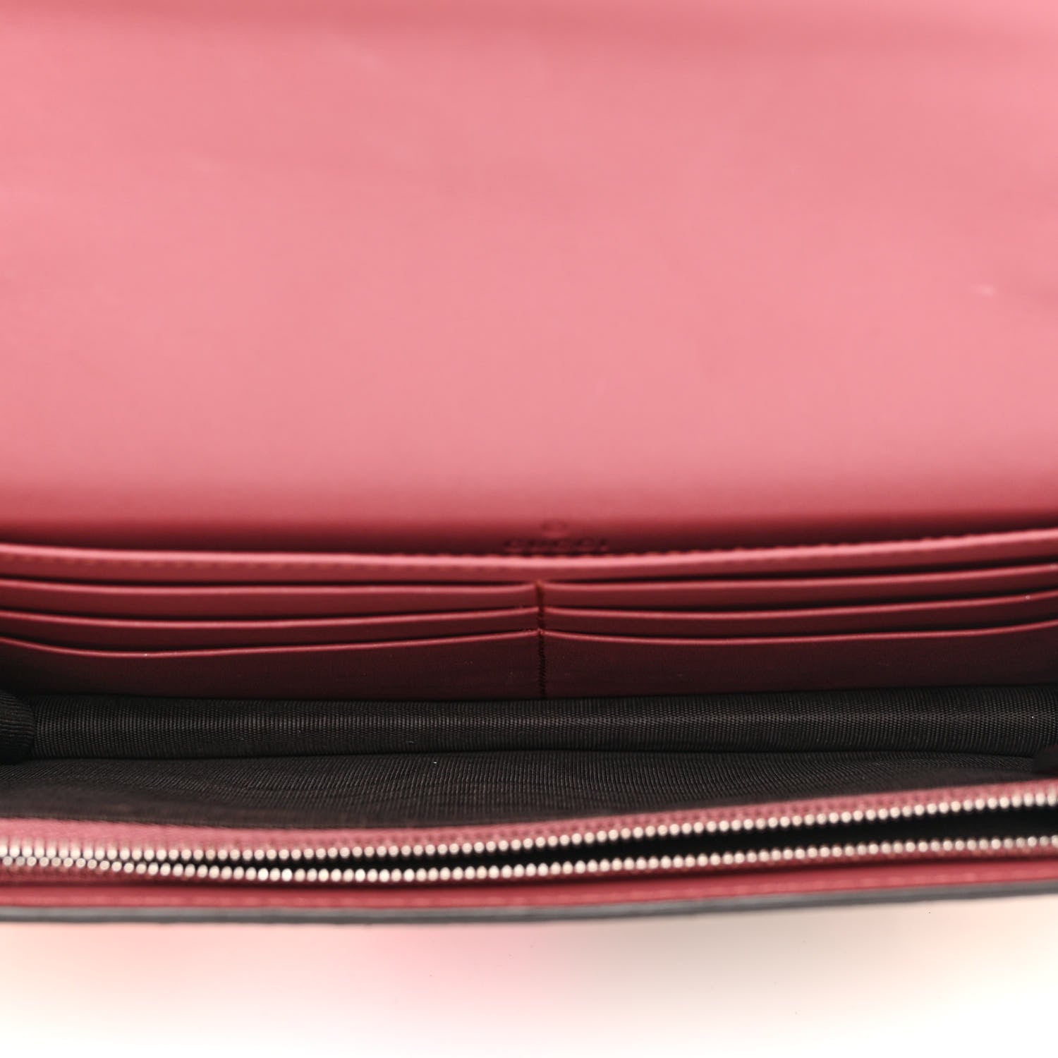 Gucci GG Supreme Monogram Blooms Chain Wallet Beige Multicolor Dry Rose 5 of 9