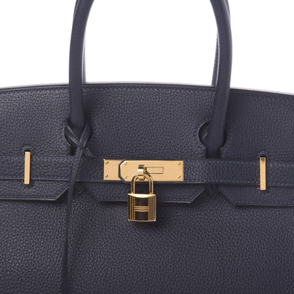 Hermes Togo Birkin 30 Bleu Nuit 8 of 11