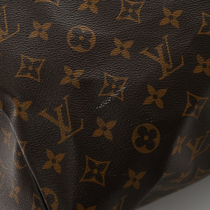 Louis Vuitton Monogram Macassar Keepall Bandouliere 55 10 of 10