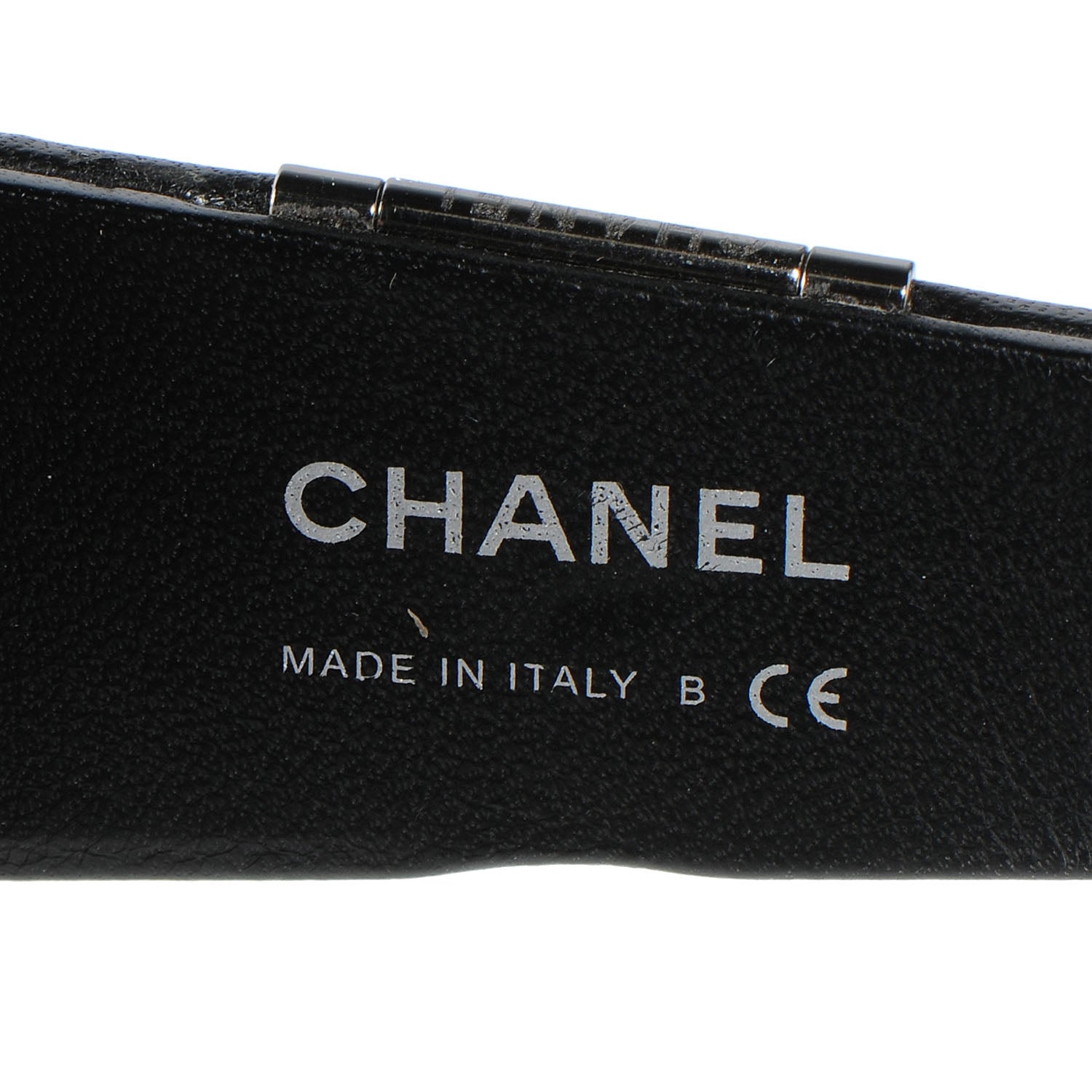Chanel Leather Quilted CC Sunglasses w Mirror 5202-Q Black 5 of 7