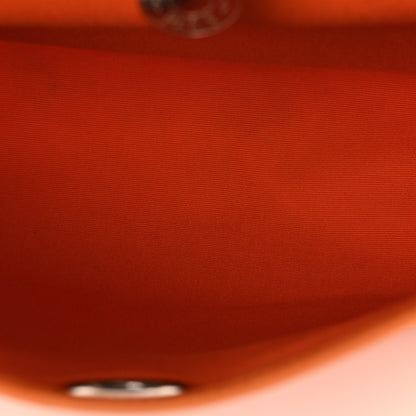 Hermes Vache Hunter Toile Herbag Zip 31 PM Orange 6 of 11