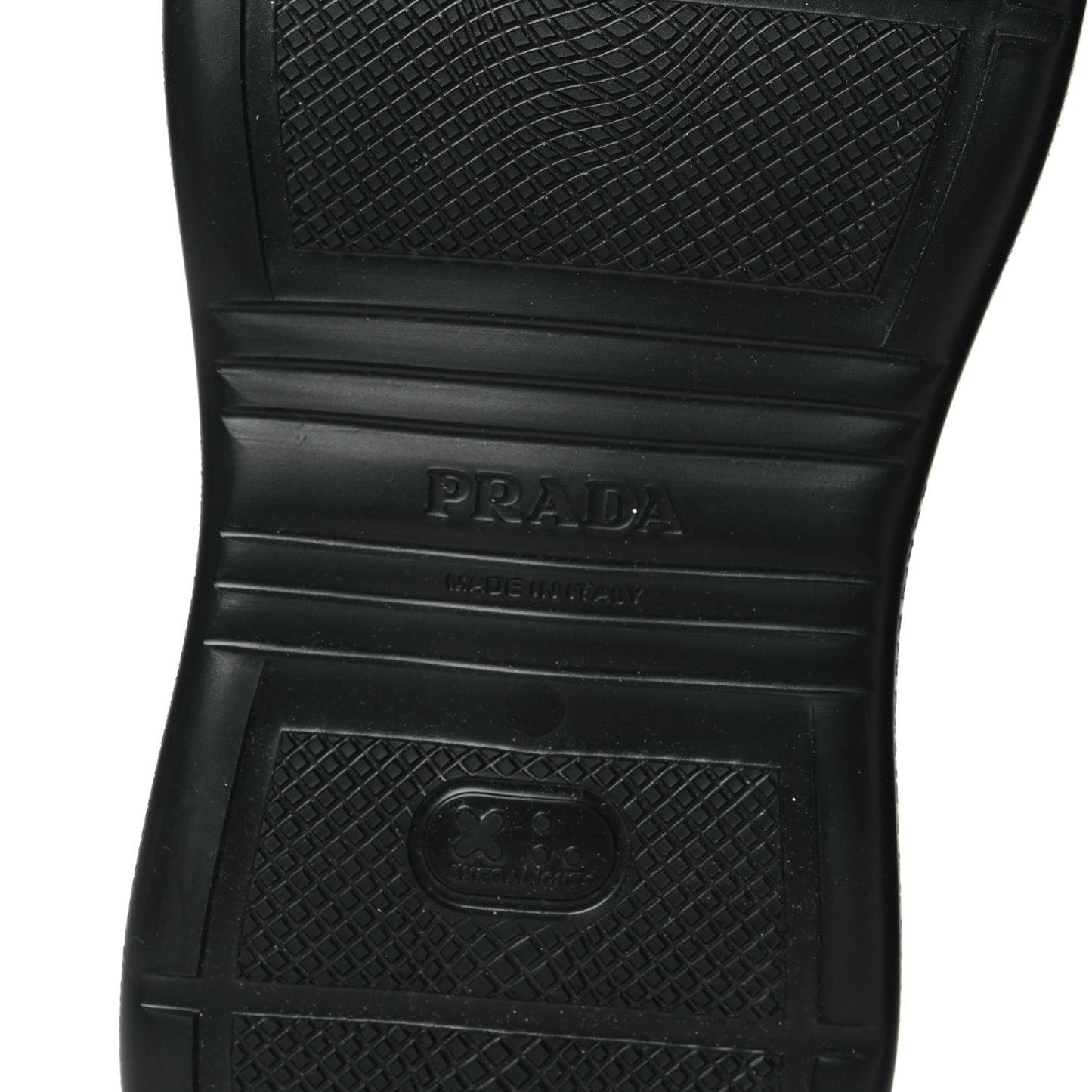 Soft Mellow Rubber Triangle Logo Embossed Womens 25mm Booties 37 Black