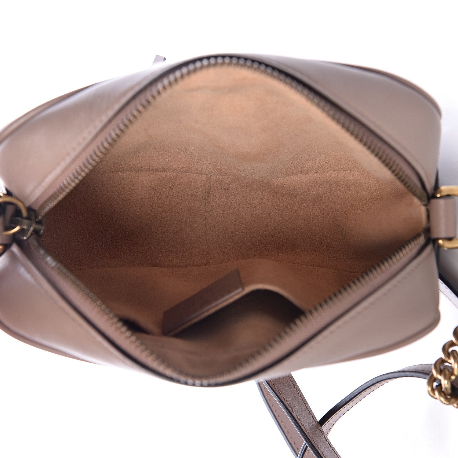 Gucci Calfskin Matelasse Mini GG Marmont Chain Shoulder Bag Porcelain Rose 5 of 10