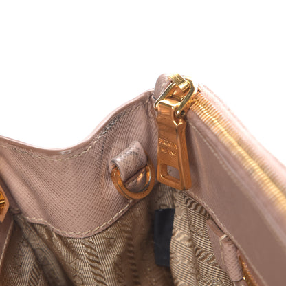 Prada Saffiano Small Galleria Double Zip Tote Cammeo 10 of 17