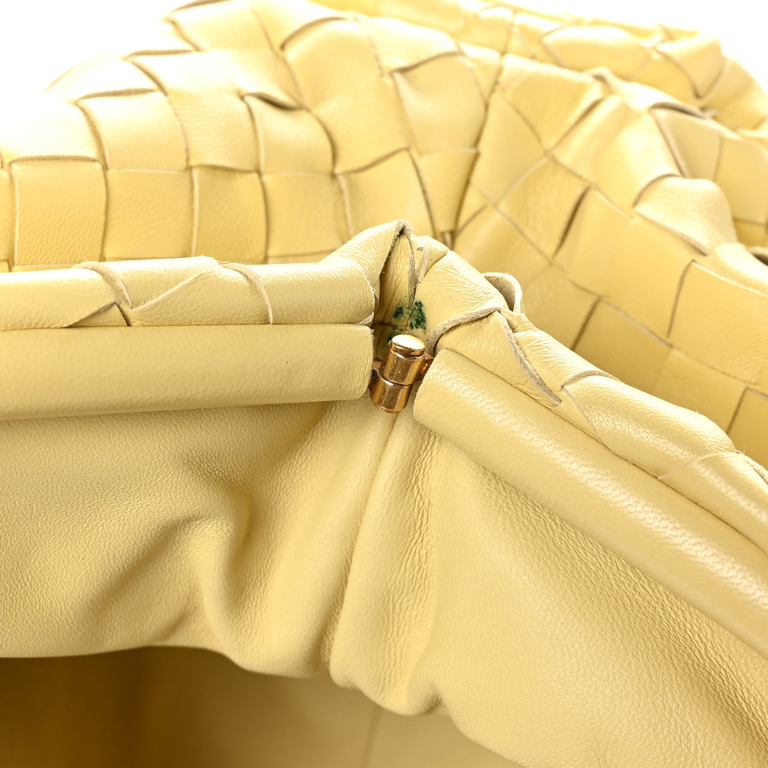 Bottega Veneta Nappa Maxi Intrecciato The Pouch Oversized Clutch Corn 11 of 11