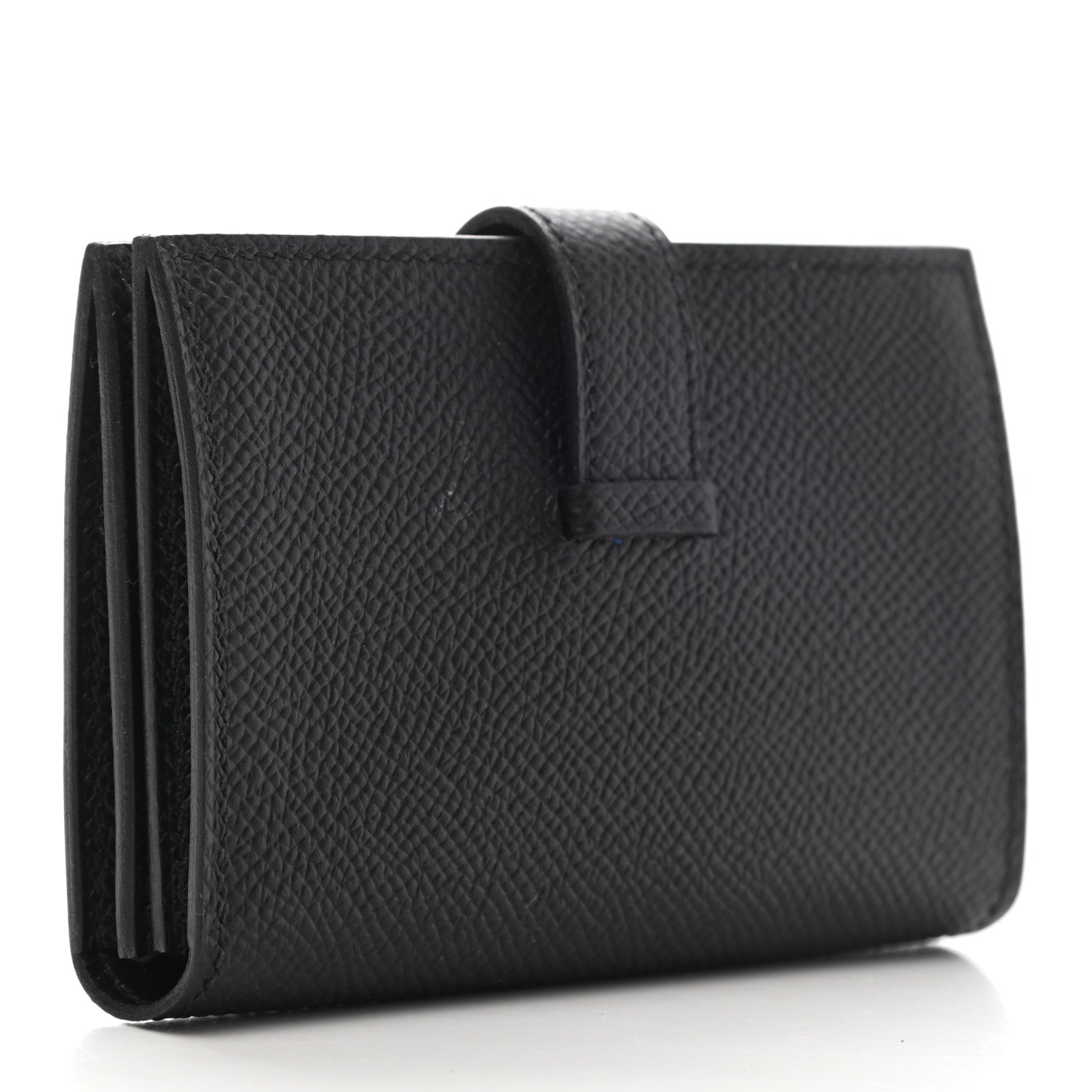 Hermes Epsom Monochrome Bearn Card Holder Wallet Black 3 of 8