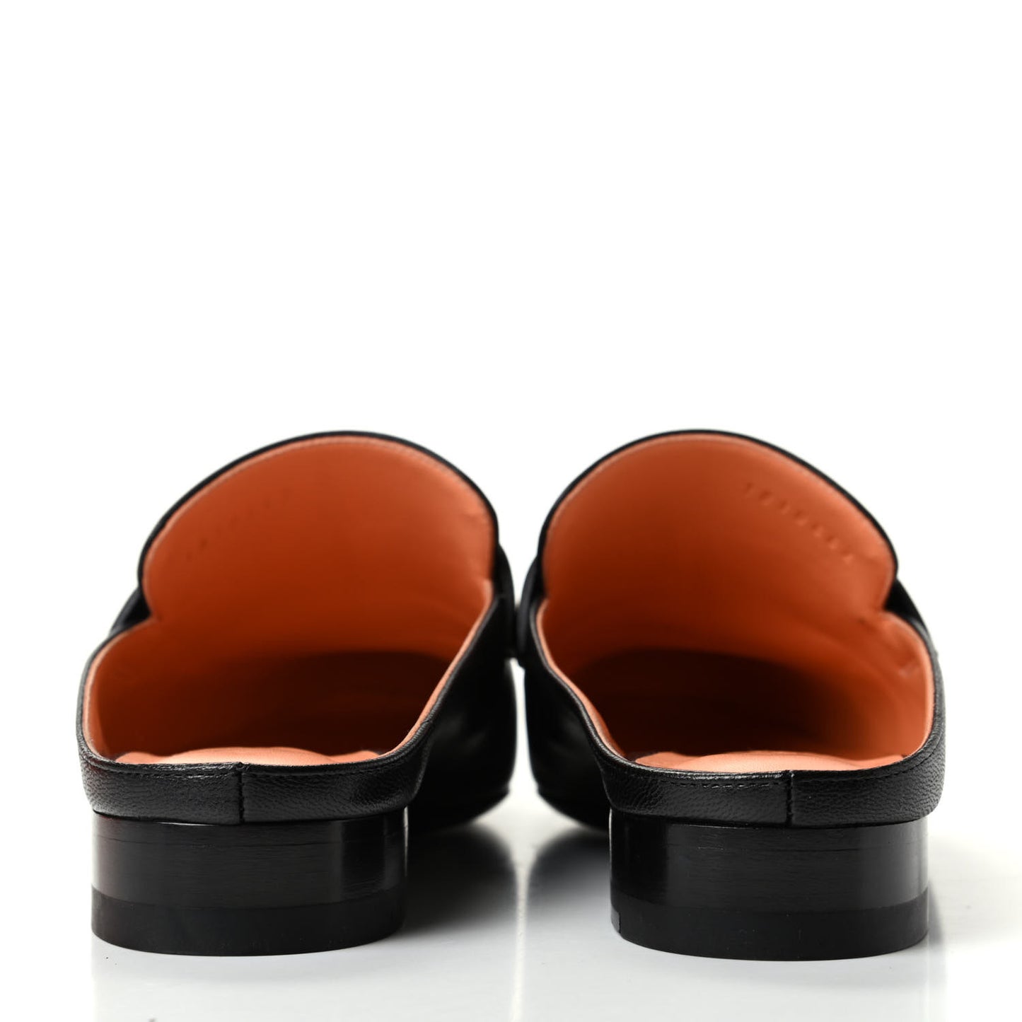 Goatskin Rivoli Mules 36 Black
