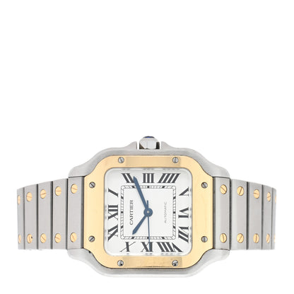 Cartier Stainless Steel 18K Yellow Gold 35mm Santos de Cartier Automatic Watch 2 of 5