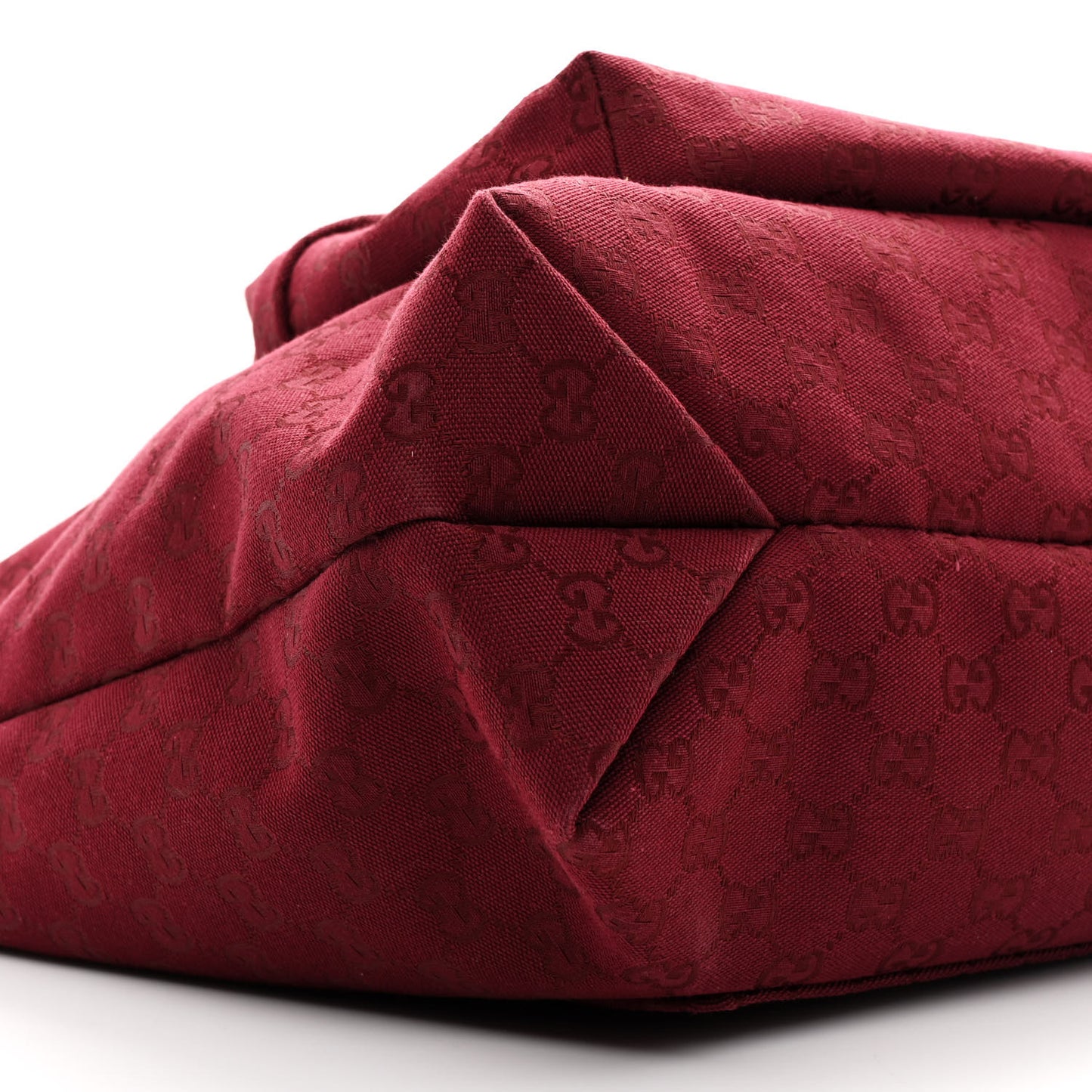 GG Supreme Monogram Large Shopping Tote Rosso Ancora