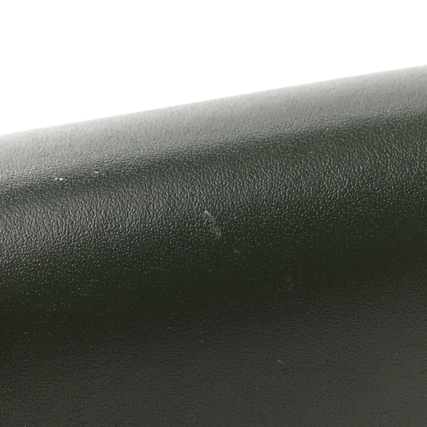 X SUNA FUJITA Satin Calfskin Panda Compact Zip Wallet Bottle Green