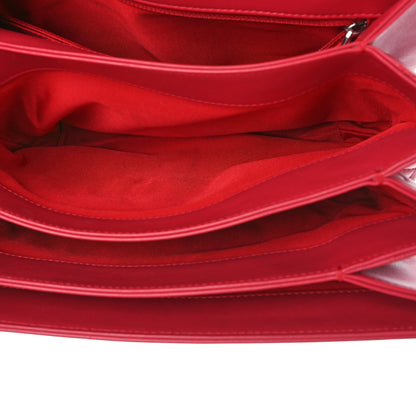 Chanel Calfskin Jumbo Tramezzo Flap Red 5 of 10