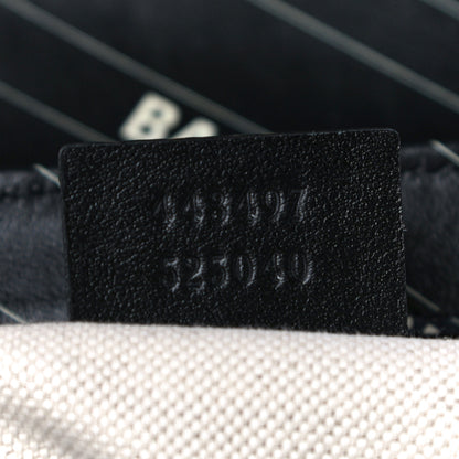 Gucci X BALENCIAGA Calfskin Matelasse Logo Print Small GG Marmont Shoulder Bag Black 7 of 11