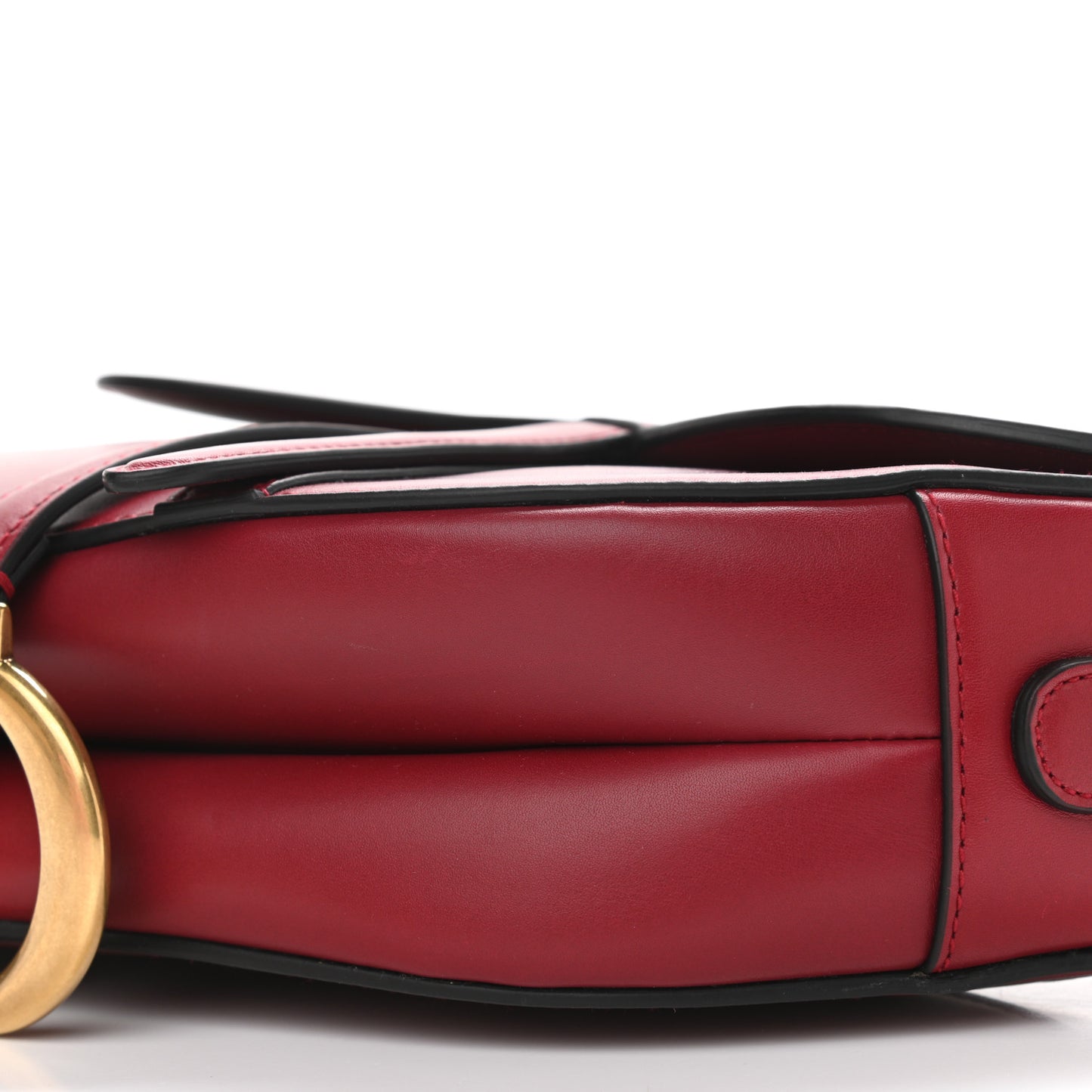 Calfskin Saddle Bag Scarlet