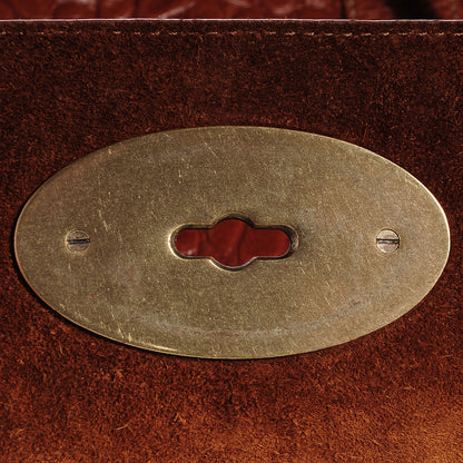 Mulberry Crocodile Embossed Bayswater Satchel Oak 9 of 10