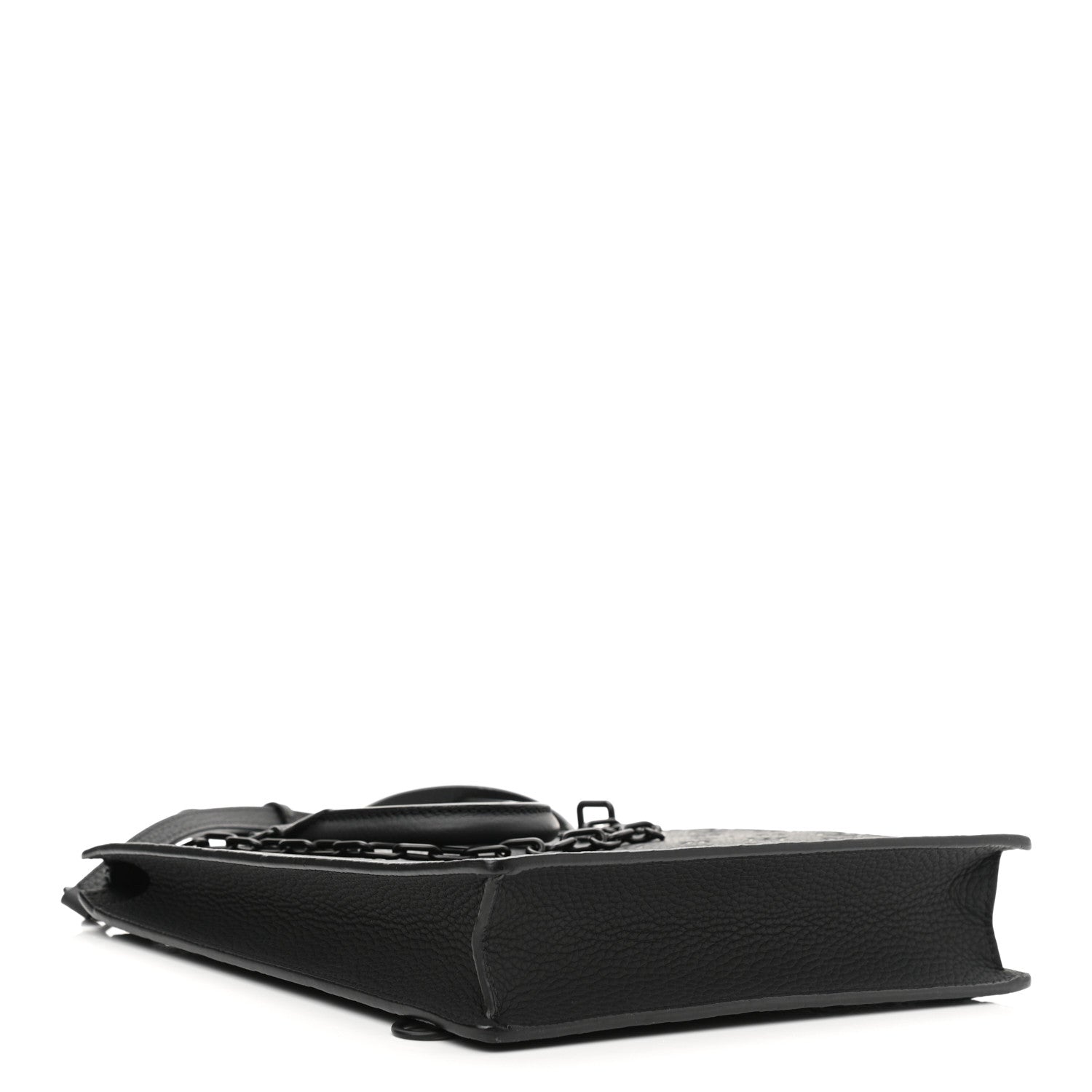 Louis Vuitton Taurillon Monogram Sac Plat Messenger Black 4 of 9