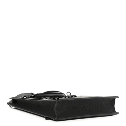 Louis Vuitton Taurillon Monogram Sac Plat Messenger Black 4 of 9