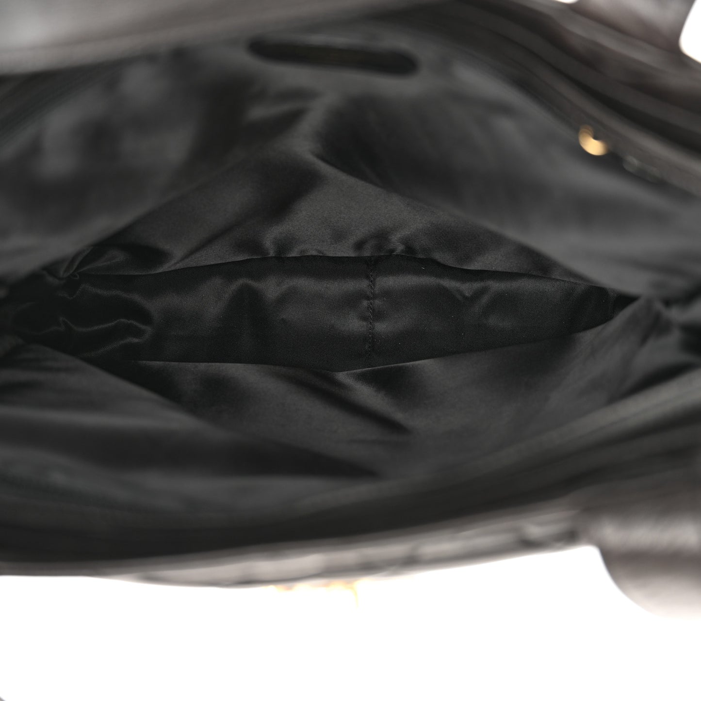 Lambskin Quilted CC Shoulder Bag Black