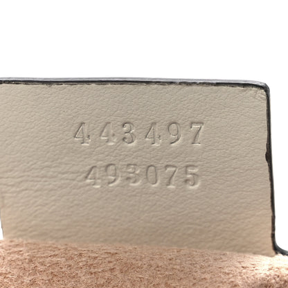 Gucci Calfskin Matelasse Small GG Marmont Shoulder Bag White 6 of 11