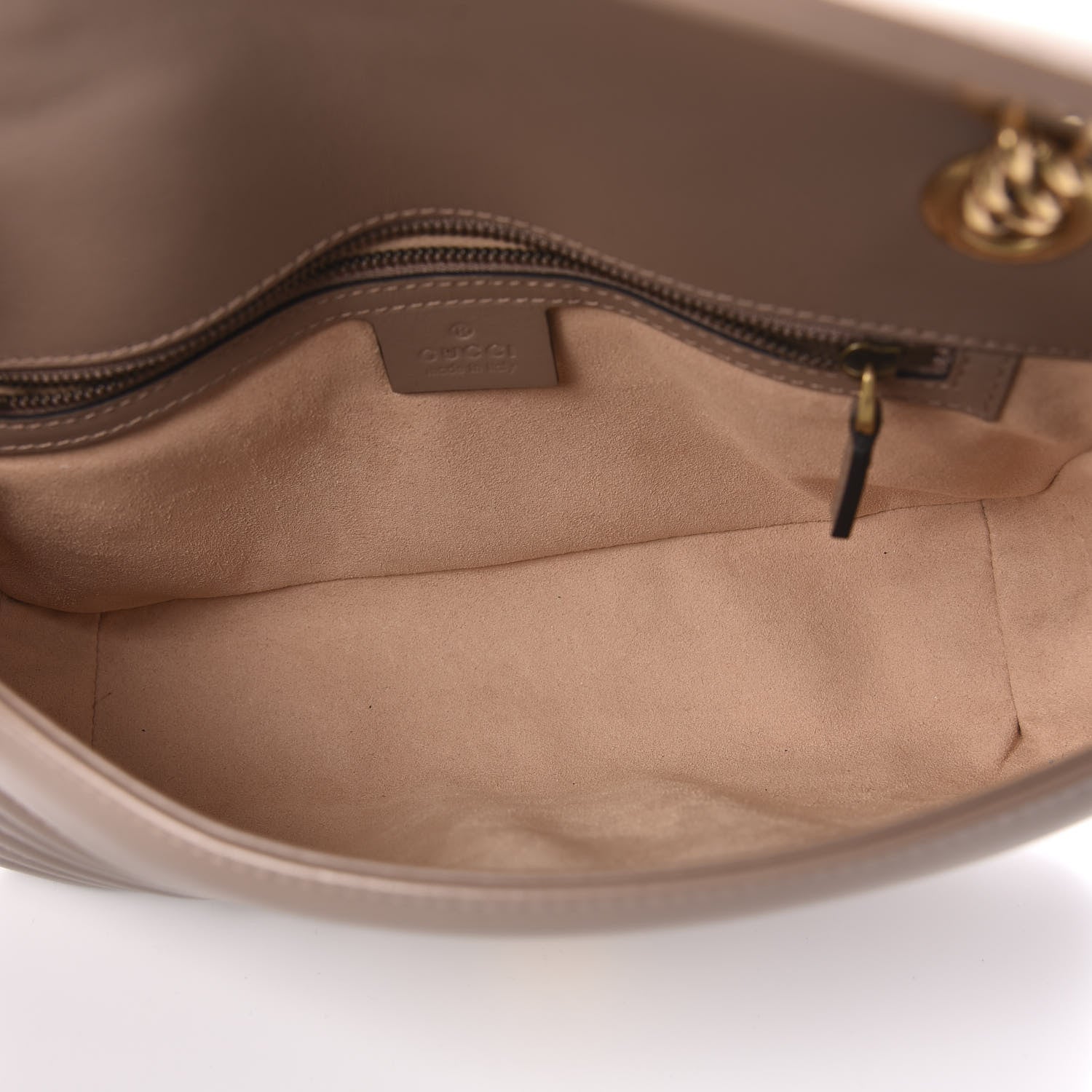 Gucci Calfskin Matelasse Small GG Marmont Shoulder Bag Porcelain Rose 5 of 10