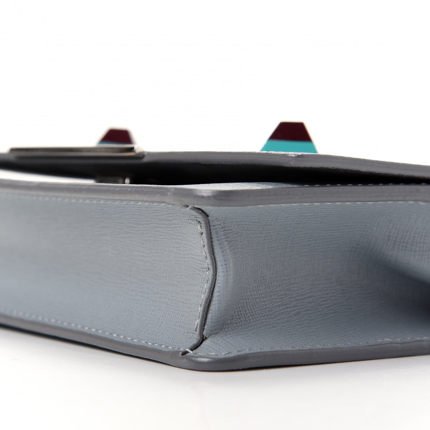 Vitello Elite Studded Hypnoteyes Tube Wallet On Chain Polvere Multicolor
