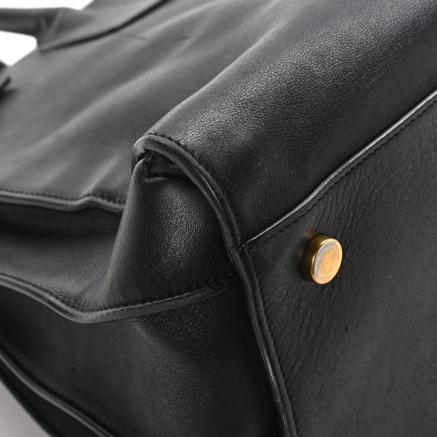Calfskin Large Sac De Jour Carryall Black