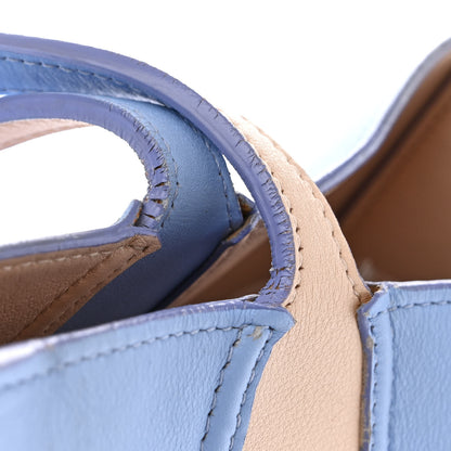 Christian Dior Calfskin Large Addict Shopping Tote Light Blue Beige 11 of 12