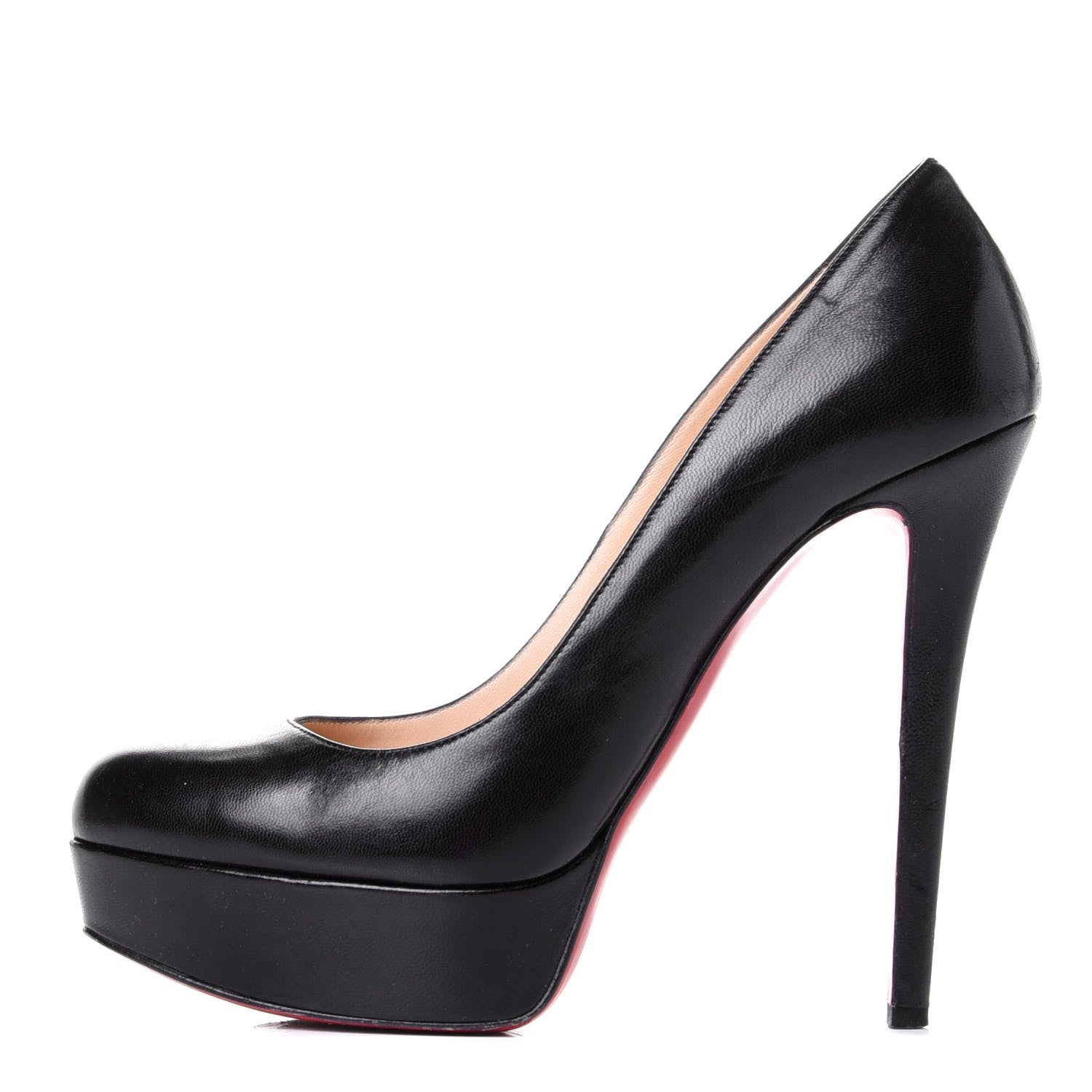Christian Louboutin Kid Bianca 140 Pumps 37.5 Black 1 of 10